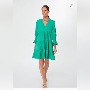 Green Pomander Place dress from Tuckernuck. Size M